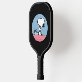 pinda's | Snoopy bij de schrijfmachine Pickleball Paddle (Links)