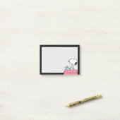 pinda's | Snoopy bij de schrijfmachine Post-it® Notes (Op bureau)