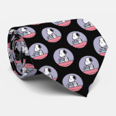 pinda's | Snoopy bij de schrijfmachine Stropdas (Opgerold)
