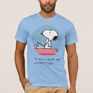 pinda's   Snoopy bij de schrijfmachine T-shirt