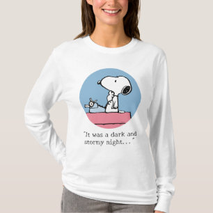 pinda's   Snoopy bij de schrijfmachine T-shirt