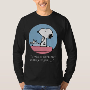 pinda's   Snoopy bij de schrijfmachine T-shirt
