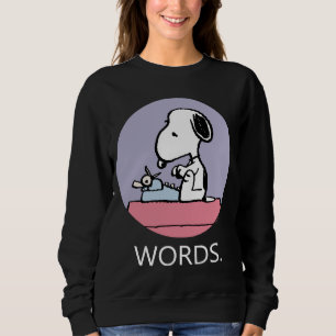pinda's   Snoopy bij de schrijfmachine Trui