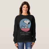 pinda's | Snoopy bij de schrijfmachine Trui (Voorkant volledig)