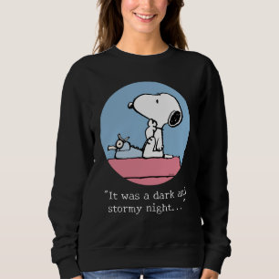 pinda's Snoopy bij de schrijfmachine Trui
