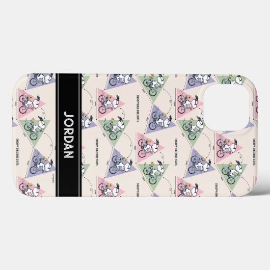 pinda's | Snoopy Bike Ride Stats Case-Mate iPhone Case (Achterkant (horizontaal))