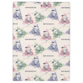 pinda's | Snoopy Bike Ride Stats Klembord (Achterkant)