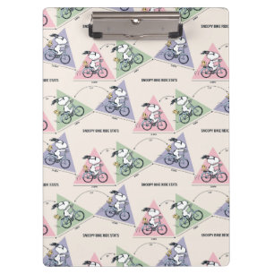 pinda's Snoopy Bike Ride Stats Klembord