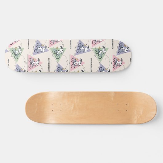 pinda's | Snoopy Bike Ride Stats Persoonlijk Skateboard (Horizontaal)