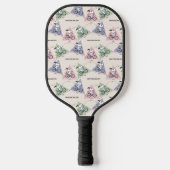 pinda's | Snoopy Bike Ride Stats Pickleball Paddle (Voorkant)