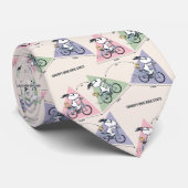 pinda's | Snoopy Bike Ride Stats Stropdas (Opgerold)