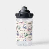 pinda's | Snoopy Bike Ride Stats Waterfles (Achterkant)