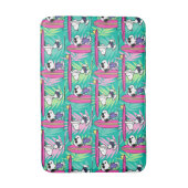 pinda's | Snoopy Blauwgroen Surf Patroon Badmat (Voorkant Verticaal)