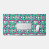 pinda's | Snoopy Blauwgroen Surf Patroon Bureaumat (Keyboard & Muis)