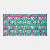 pinda's | Snoopy Blauwgroen Surf Patroon Bureaumat (Voorkant)