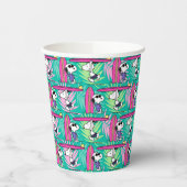 pinda's | Snoopy Blauwgroen Surf Patroon Papieren Bekers (Links)