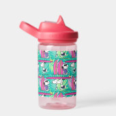 pinda's | Snoopy Blauwgroen Surf Patroon Waterfles (Rechts)