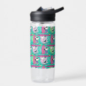 pinda's | Snoopy Blauwgroen Surf Patroon Waterfles (Links)