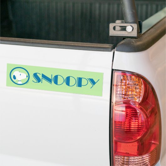 pinda's | Snoopy Blue Deco Dreams Bumpersticker (Op Truck)
