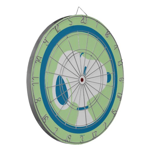 pinda's | Snoopy Blue Deco Dreams Dartbord (Voorkant Links)