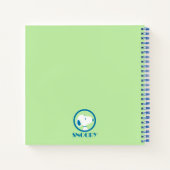 pinda's | Snoopy Blue Deco Dreams | Jouw namen toe Notitieboek (Achterkant)