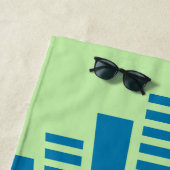 pinda's | Snoopy Blue Deco Dreams | Jouw namen toe Strandlaken (In situ)