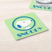 pinda's | Snoopy Blue Deco Dreams Kartonnen Onderzetters (Schuin)