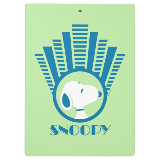pinda's | Snoopy Blue Deco Dreams Klembord (Achterkant)