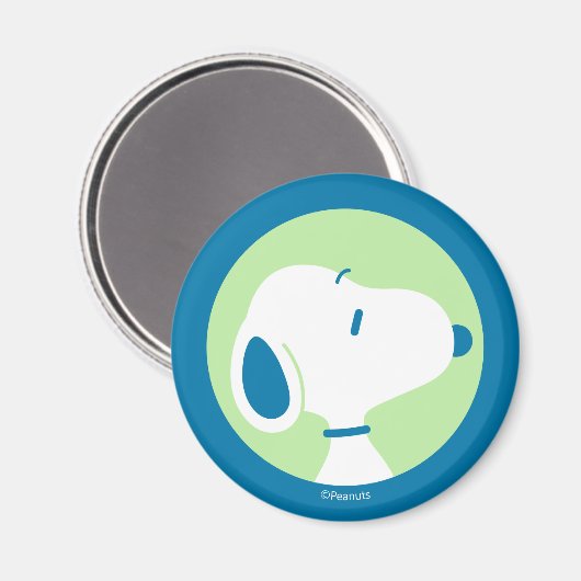 pinda's | Snoopy Blue Deco Dreams Magneet (Voorkant / Achterkant)