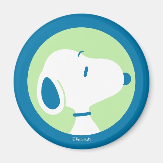 pinda's | Snoopy Blue Deco Dreams Magneet (Voorkant)