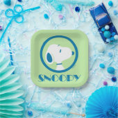 pinda's | Snoopy Blue Deco Dreams Papieren Bordje (Feest)