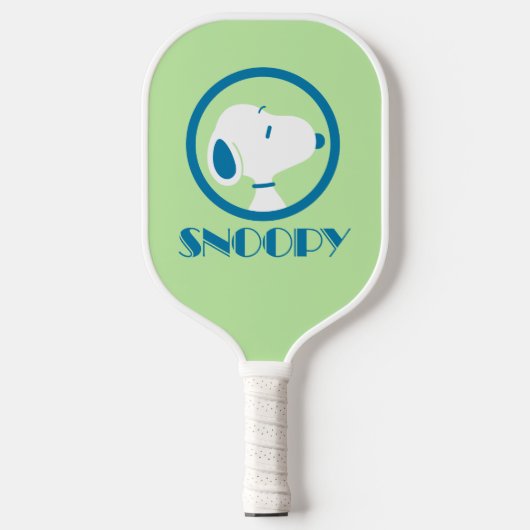 pinda's | Snoopy Blue Deco Dreams Pickleball Paddle (Voorkant)