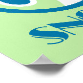 pinda's | Snoopy Blue Deco Dreams Poster (Hoek)