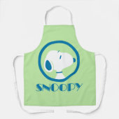 pinda's | Snoopy Blue Deco Dreams Schort (Voorkant)