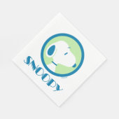 pinda's | Snoopy Blue Deco Dreams Servet (Hoek)