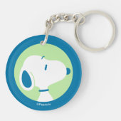 pinda's | Snoopy Blue Deco Dreams Sleutelhanger (Achterkant)