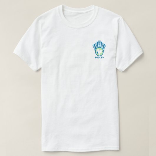 pinda's | Snoopy Blue Deco Dreams T-shirt (Design voorkant)