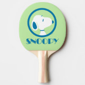 pinda's | Snoopy Blue Deco Dreams Tafeltennisbatje (Voorkant)