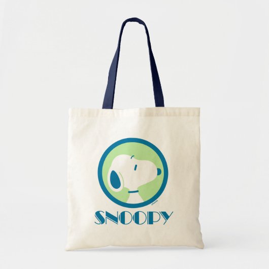 pinda's | Snoopy Blue Deco Dreams Tote Bag (Voorkant)