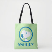 pinda's | Snoopy Blue Deco Dreams Tote Bag (Voorkant)