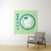 pinda's | Snoopy Blue Deco Dreams Wandkleed (In Situ (horizontaal))