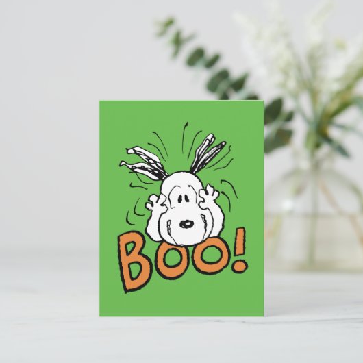 pinda's | Snoopy Boo Briefkaart (Staand voorkant)