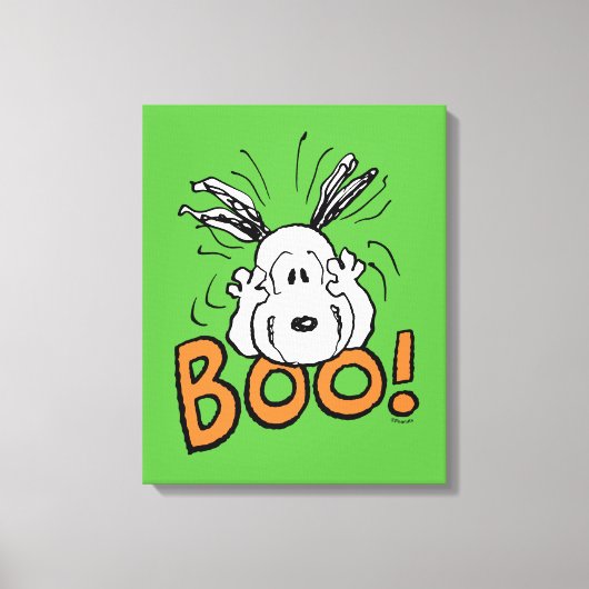 pinda's | Snoopy Boo Canvas Afdruk (Voorkant)