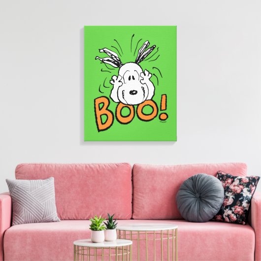 pinda's | Snoopy Boo Canvas Afdruk (Insitu (Woonkamer))