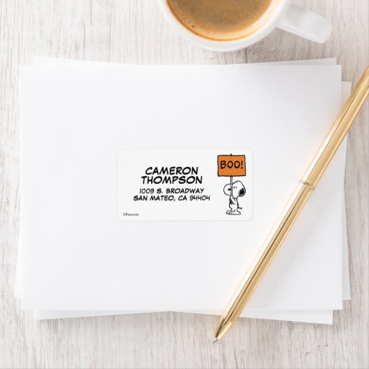 pinda's | Snoopy Boo! Etiket (Insitu)