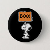 pinda's | Snoopy Boo! Ronde Button 5,7 Cm (Voorkant)