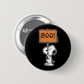 pinda's | Snoopy Boo! Ronde Button 5,7 Cm (Voorkant /achterkant)