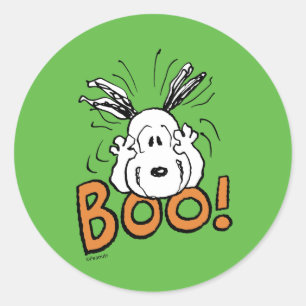 pinda's   Snoopy Boo Ronde Sticker