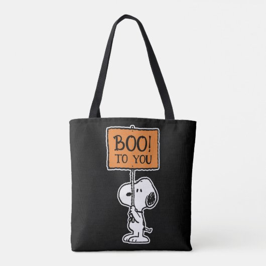 pinda's | Snoopy Boo! Tote Bag (Achterkant)