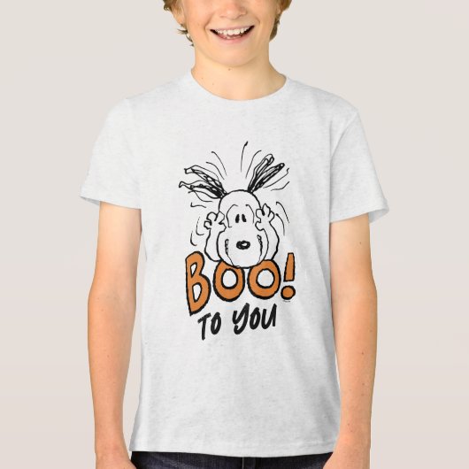pinda's | Snoopy Boo Tri-Blend Shirt (Voorkant)
